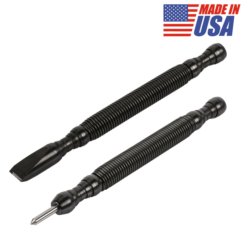 2-Piece Hammerless 3/8-Inch Cold Chisel and High-Speed Steel