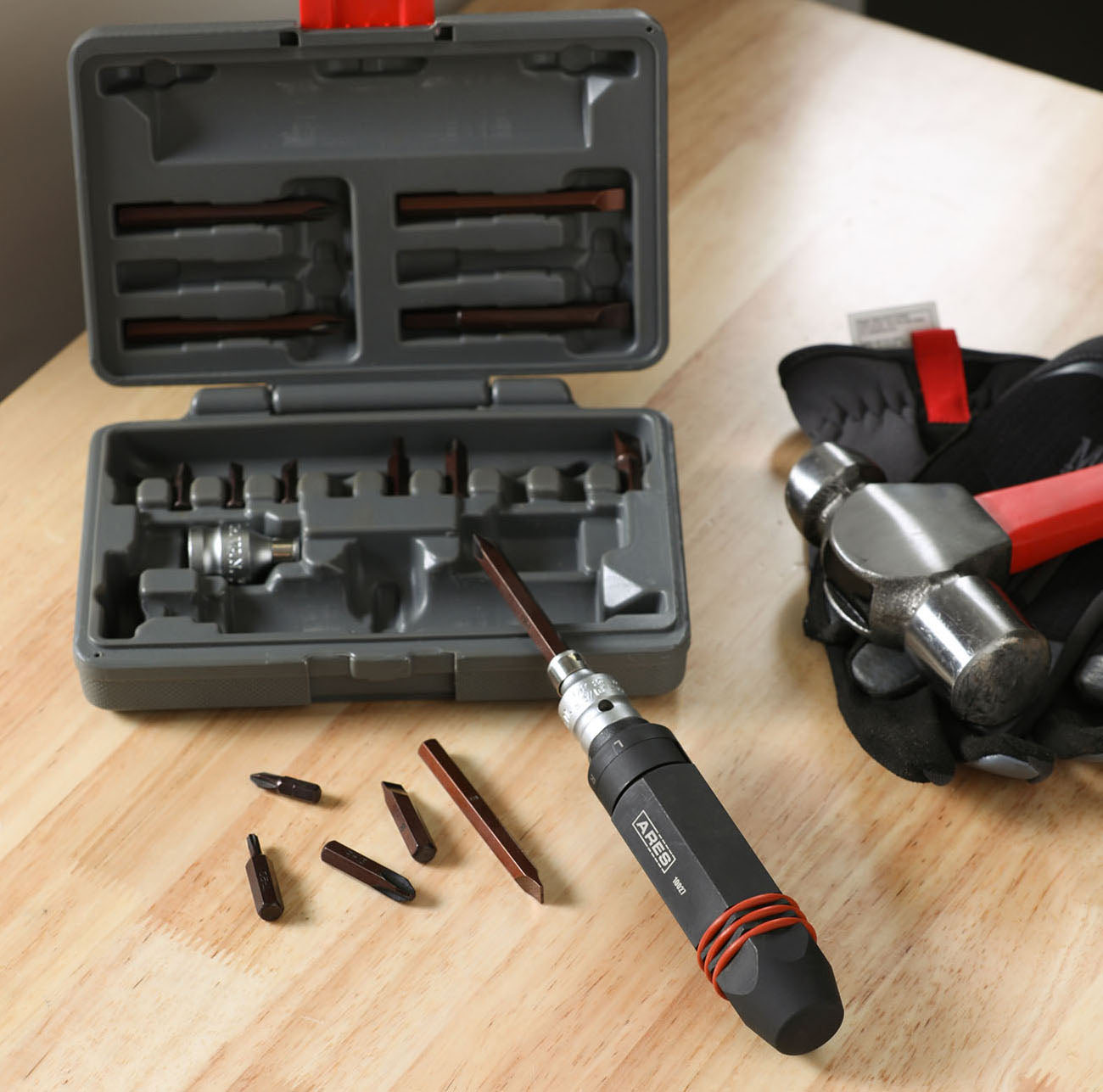1 2 Inch Drive Heavy Duty Hex Grip Impact Driver ARES Tool MJD