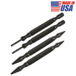 2-Pack 2-Piece Dual Head Nail Setter & Hinge Pin Remover Punch Set