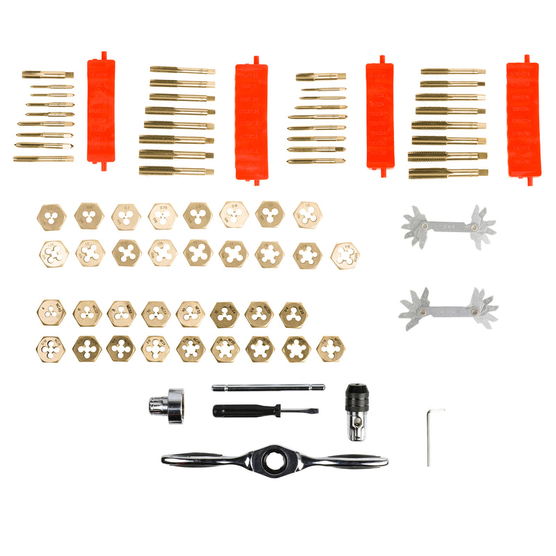 76-Piece Master Ratcheting Tap and Die Set