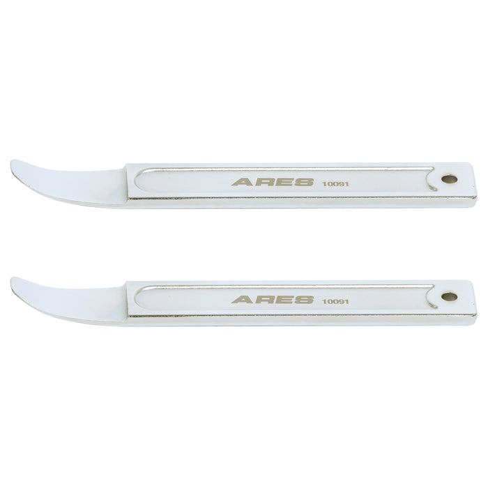 ARES 10092 - 2-Piece Compact Panel / Trim Wedge Metal Prybar Tool Set