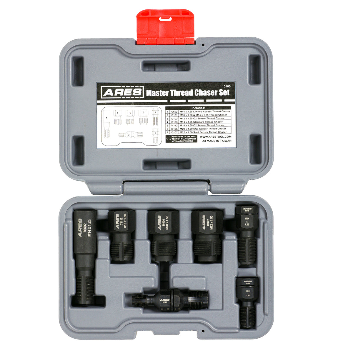 ARES 10100 - 7-Piece Master Thread Chaser Set — ARES Tool