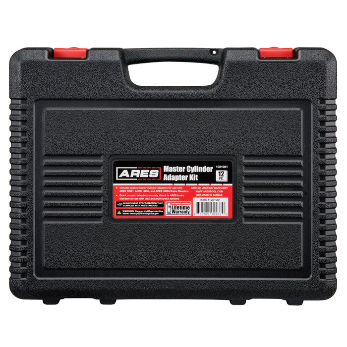 ARES 1021001 - 12-Piece Master Cylinder Bleeder Kit
