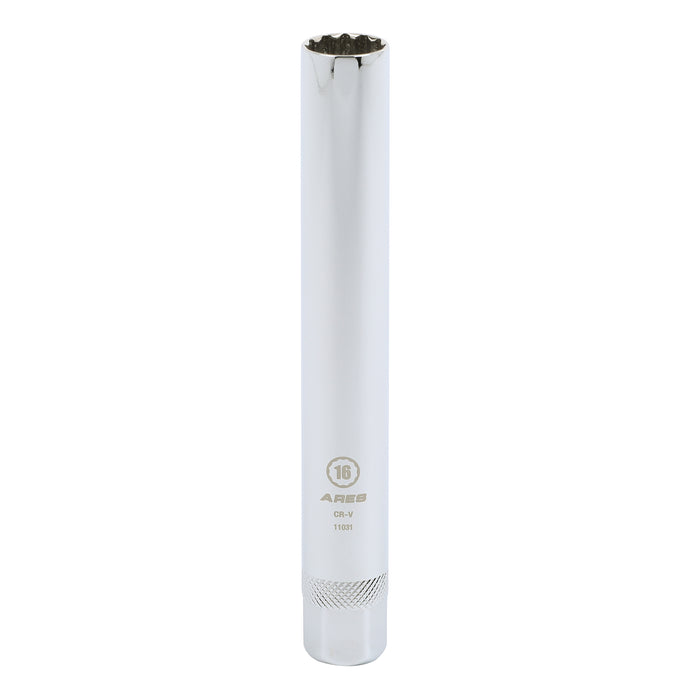 ARES 11031 - Extra Deep 16mm Thin Wall Spark Plug Socket