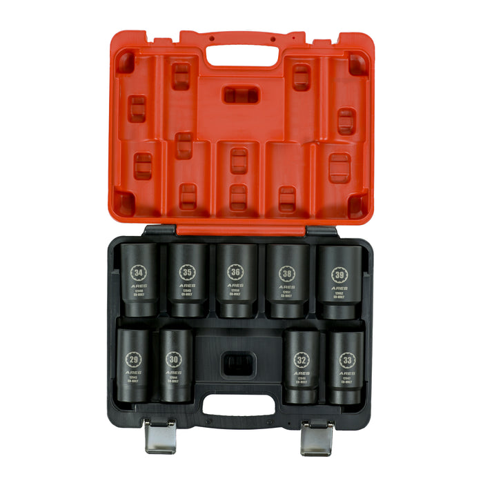 9-Piece Axle Nut Socket Set (12 Point)