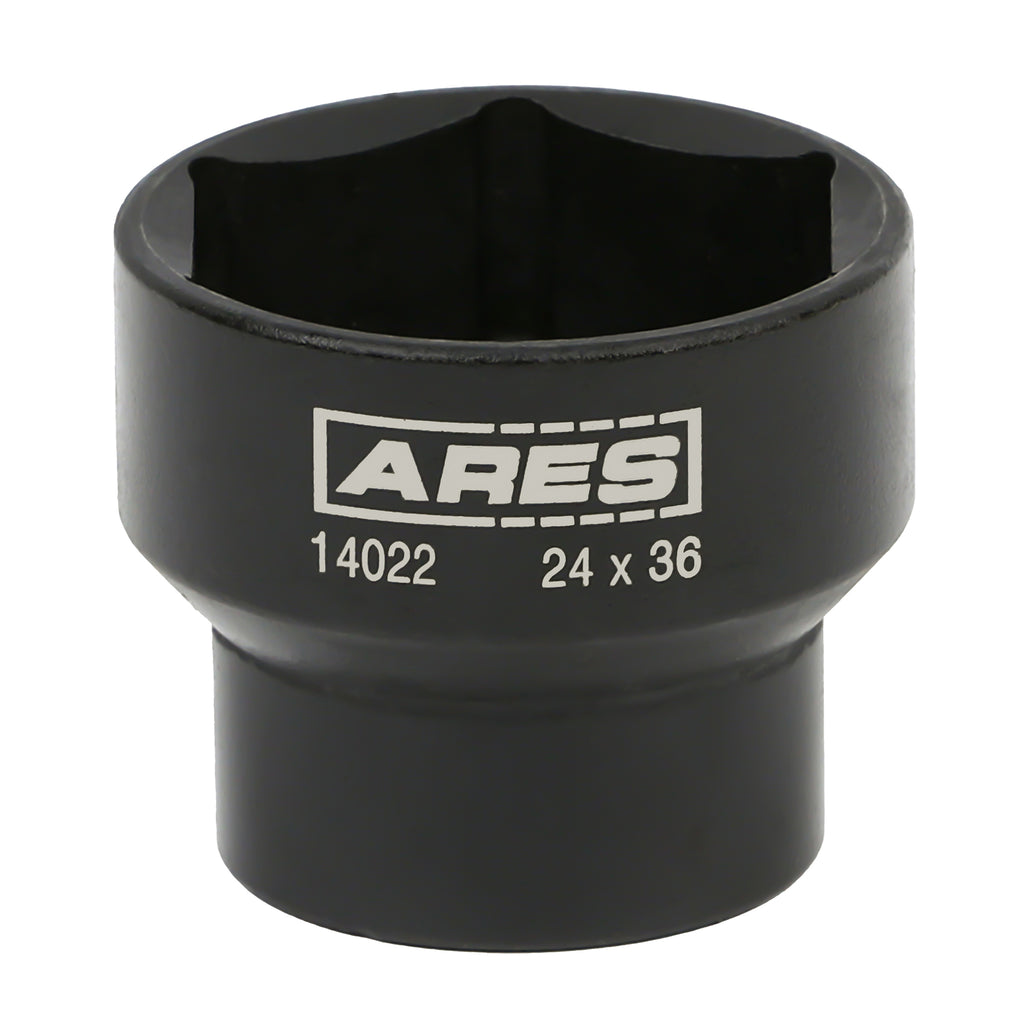 ARES 14022 - 2-in-1 Fuel Filter 24mm x 36mm Flip Socket — ARES