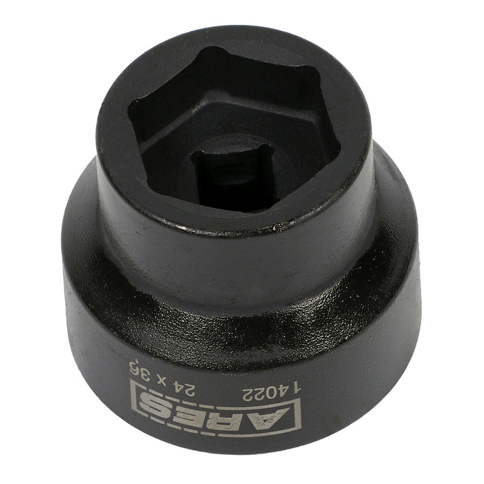 ARES 14022 - 2-in-1 Fuel Filter 24mm x 36mm Flip Socket
