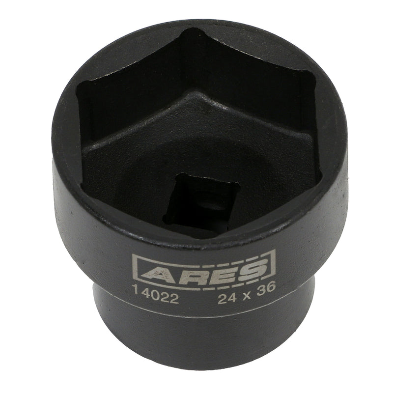 2-in-1 Fuel Filter 24mm x 36mm Flip Socket