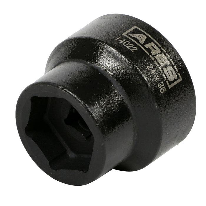 2-in-1 Fuel Filter 24mm x 36mm Flip Socket