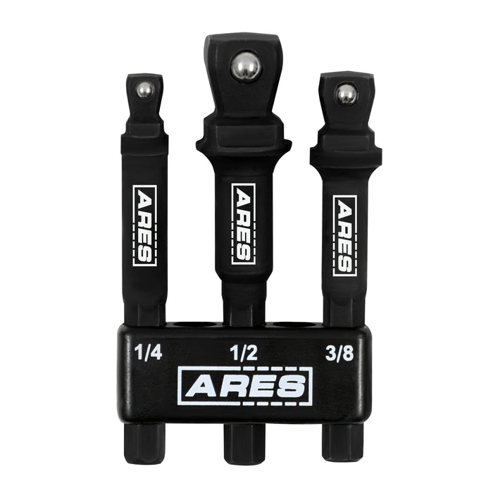 thumbnail image 2 of Wobble Extension Set ARES 22046 – 3-Piece 3-Inch Impact - 1/4 Capri Wobble Extension 2 of 10