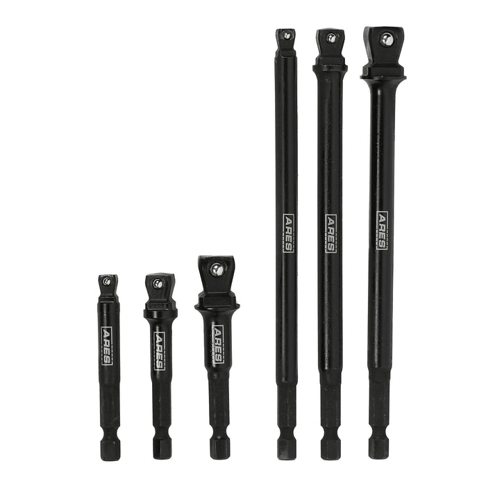 6-Piece 3-Inch and 6-Inch Impact Wobble Extension Set