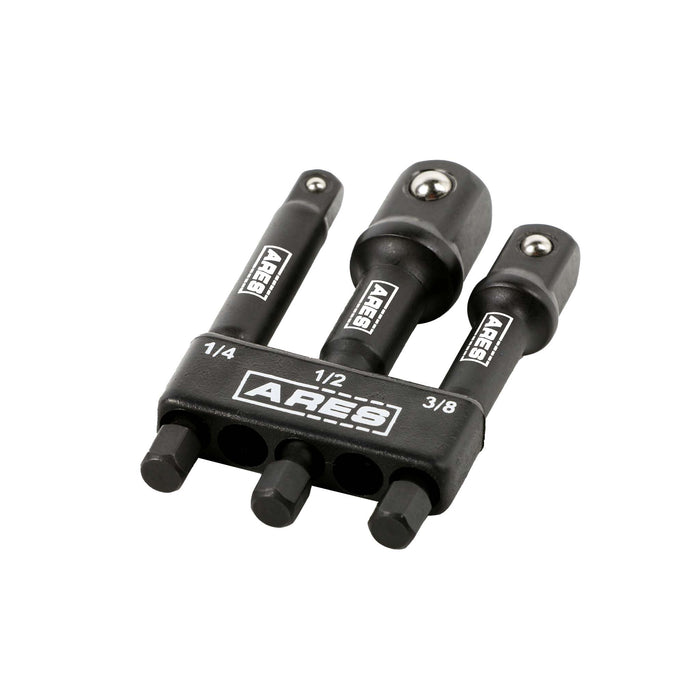 ARES 22048 - 2-Pack 3-Inch Impact Grade Socket Adapter Set