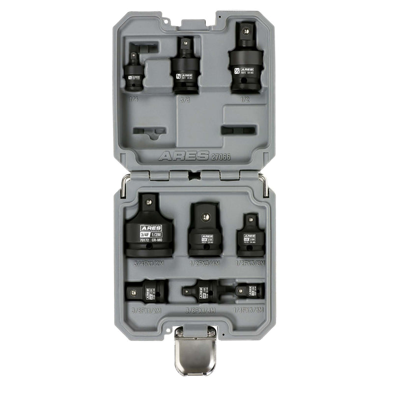 9-Piece Impact U-Joint and Adapter/Reducer Set