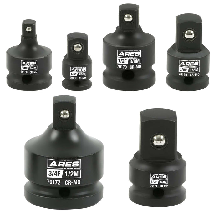 9-Piece Impact U-Joint and Adapter/Reducer Set