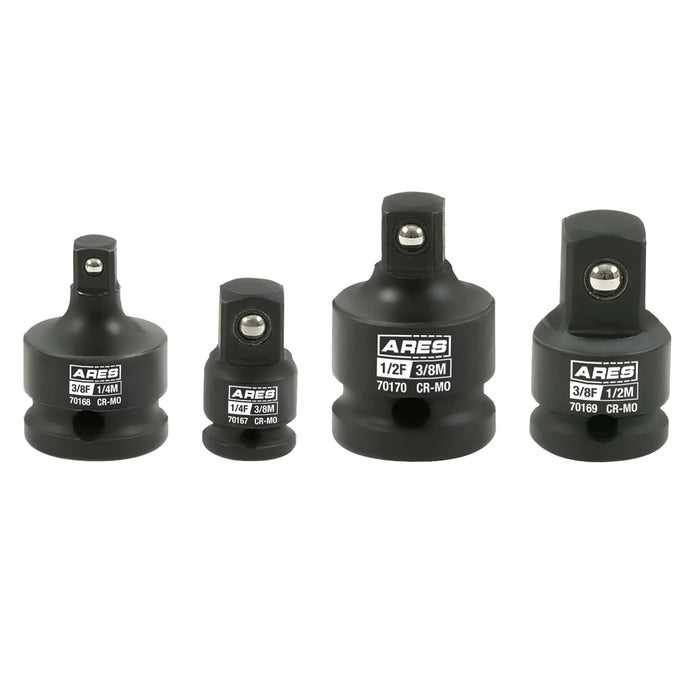 ARES 27067-2 - 7-Piece Impact U-Joint and Adapter/Reducer Set