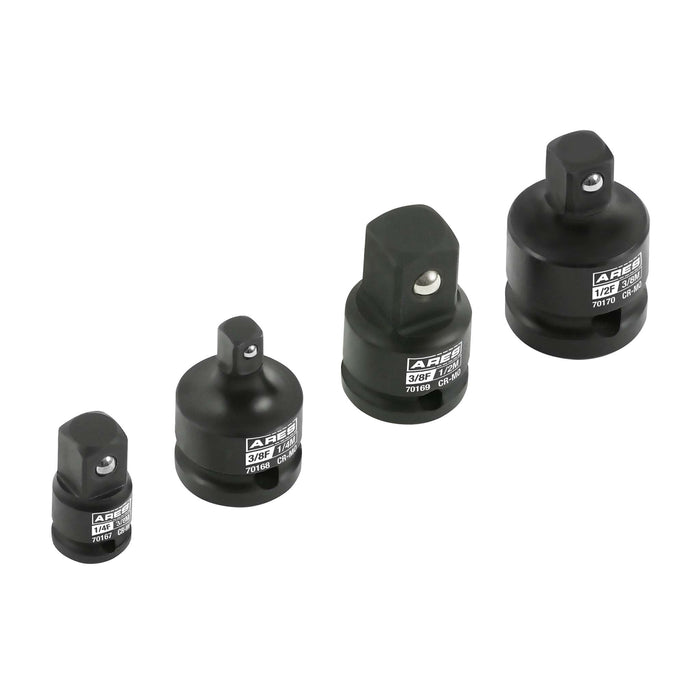 4-Piece Impact Socket Adapter And Reducer Set