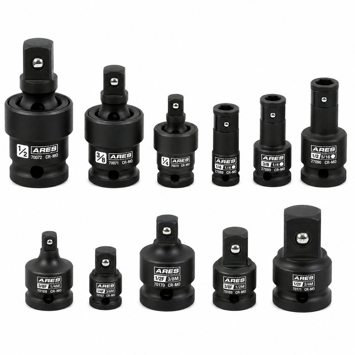 ARES 27071 - 19-Piece Impact Socket Accessories Set