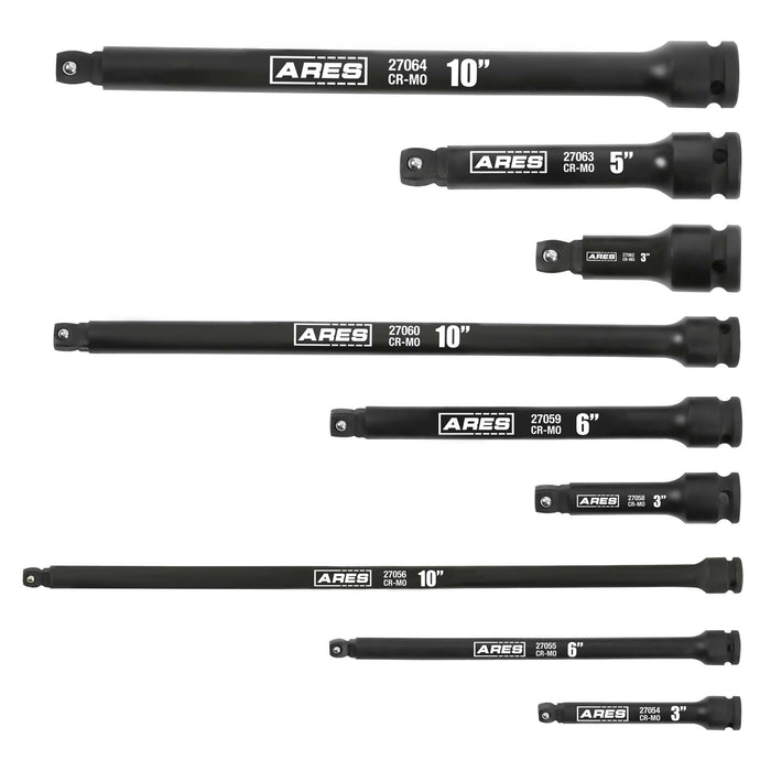 ARES 27071 - 19-Piece Impact Socket Accessories Set