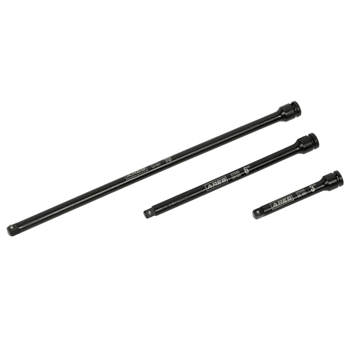 ARES 27083 - 3-Piece 1/4-Inch Drive Impact Extension Set