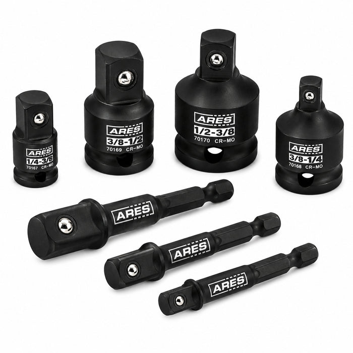 ARES 28000 - Impact 3-Inch Extension and Socket Adapter Set