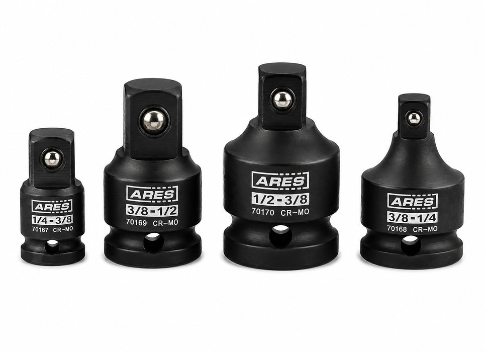 ARES 28000 - Impact 3-Inch Extension and Socket Adapter Set
