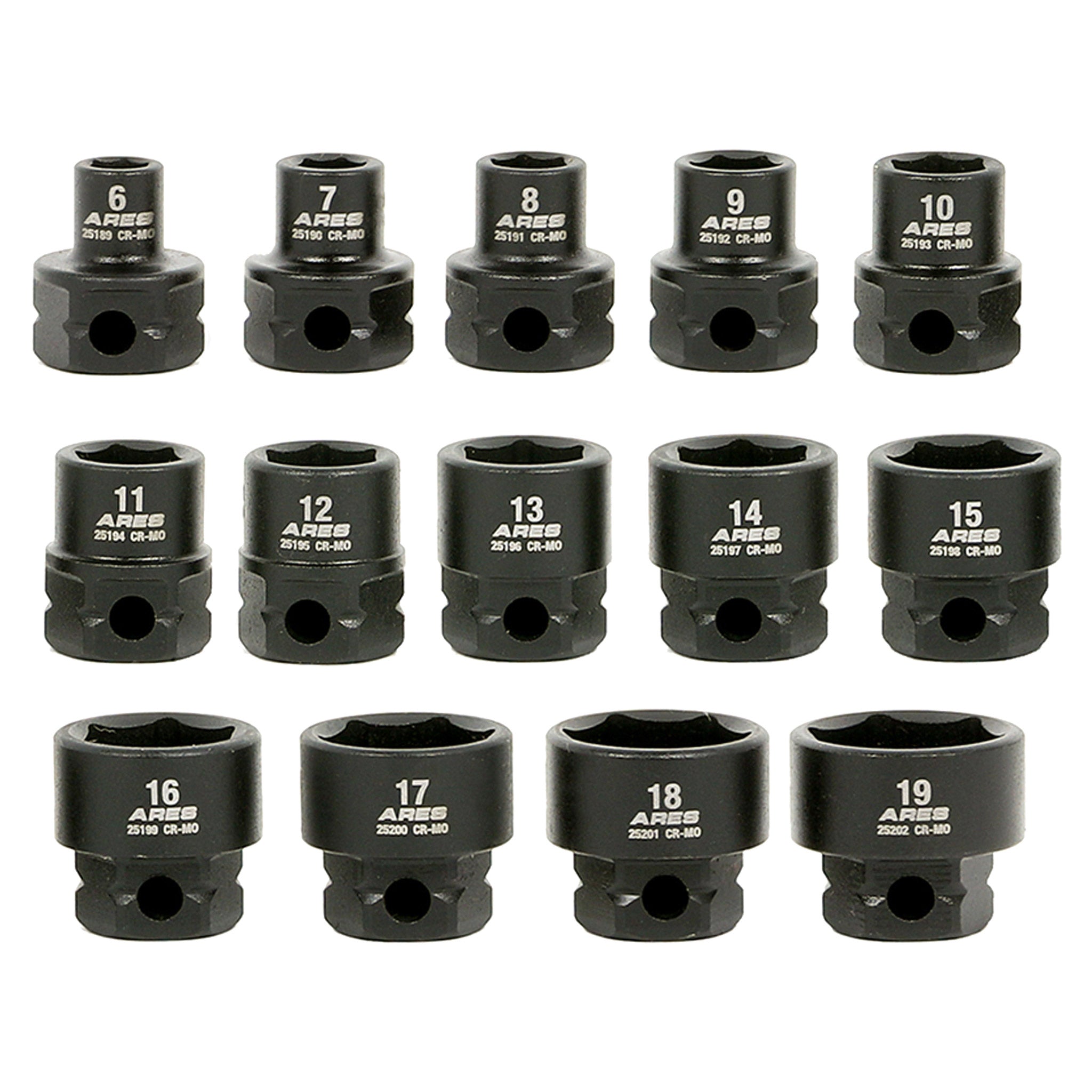 Factory Socket 14-Piece 3/8-Inch Drive Metric Low Profile Nano Impact Socket Set ...