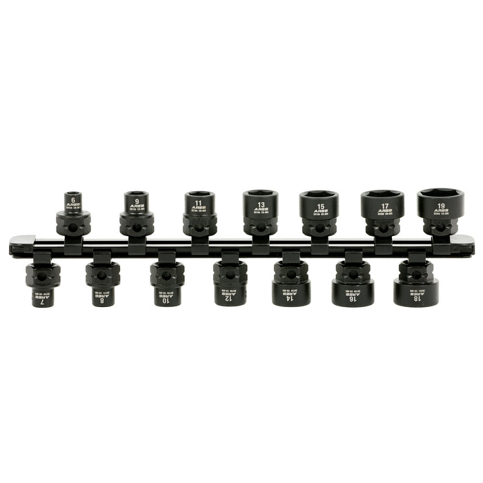 14-Piece 3/8-Inch Drive Metric Low Profile Nano Impact Socket Set