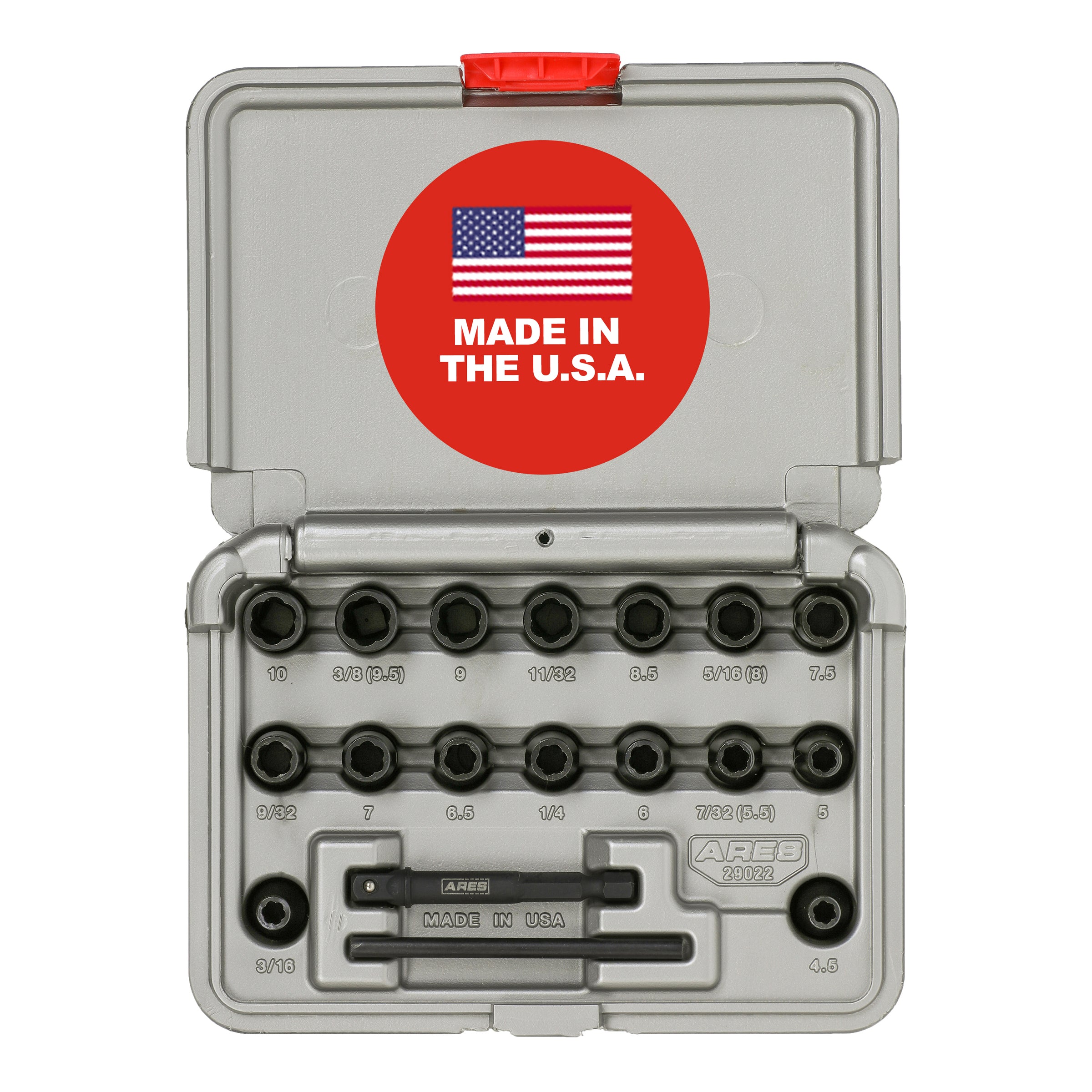 18 Piece Combo Turbo Socket Set ARES Tool MJD Industries LLC