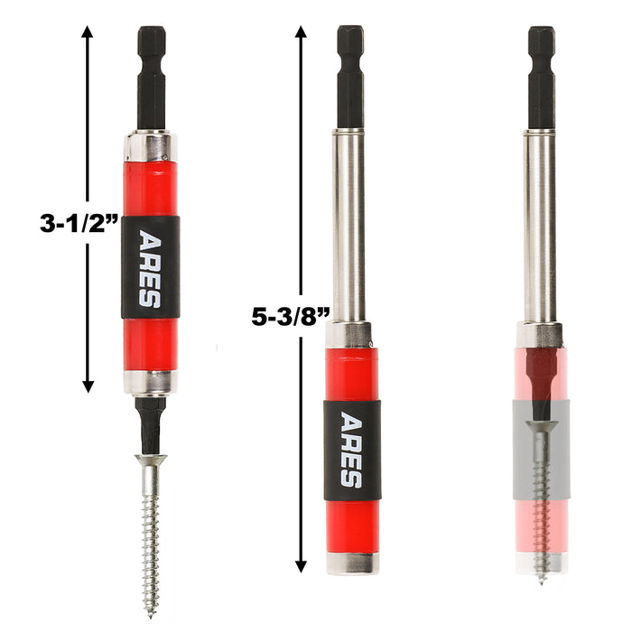 ARES 31022 - 52-Piece Torsion Power Bit Set with Sliding Bit Holder ...