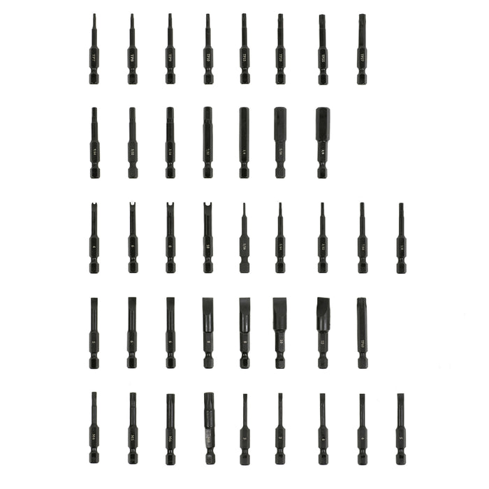ARES 31017 - Juego de 84 puntas para destornillador de impacto