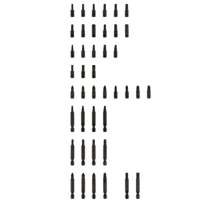ARES 31019 - Juego de 49 puntas para destornillador de impacto