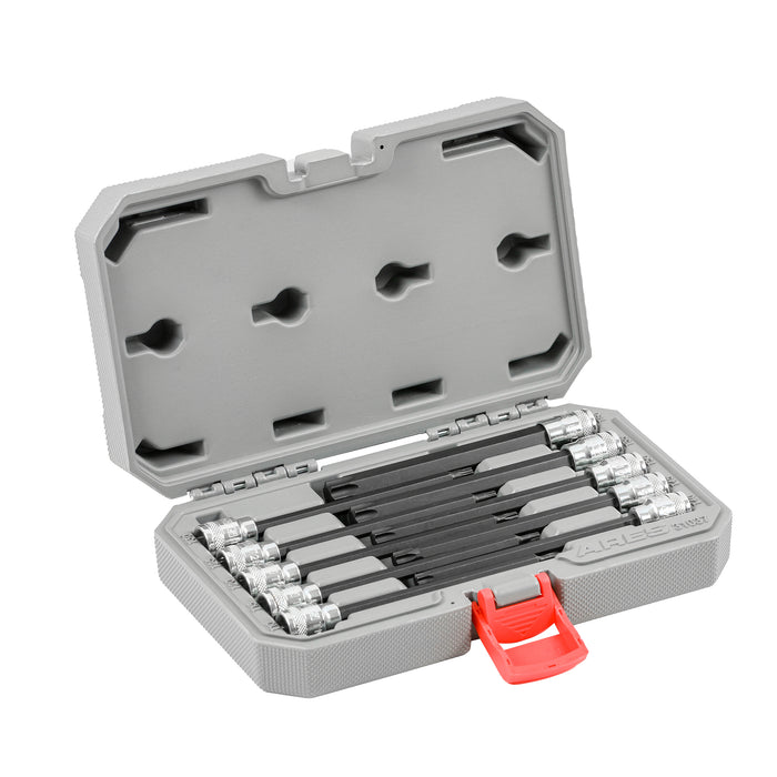 ARES 31037 - 10-Piece 3/8-Inch Drive Extra Long Torx Bit Socket Set