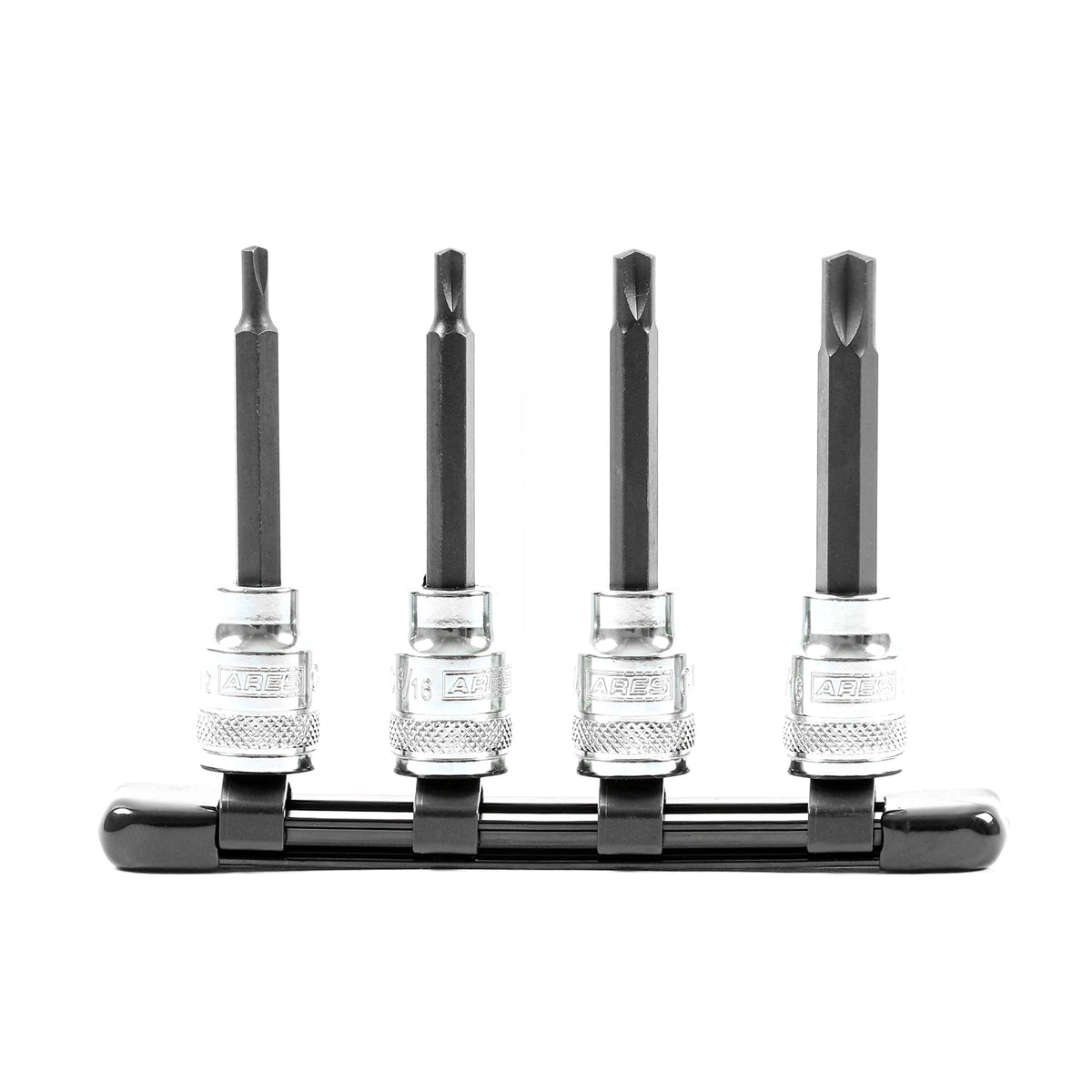 ARES 31040 - 4-Piece Clutch Head Bit Socket Set — ARES Tool ARES 31040 - 4-Piece Clutch Head Bit Socket Set — ARES Tool