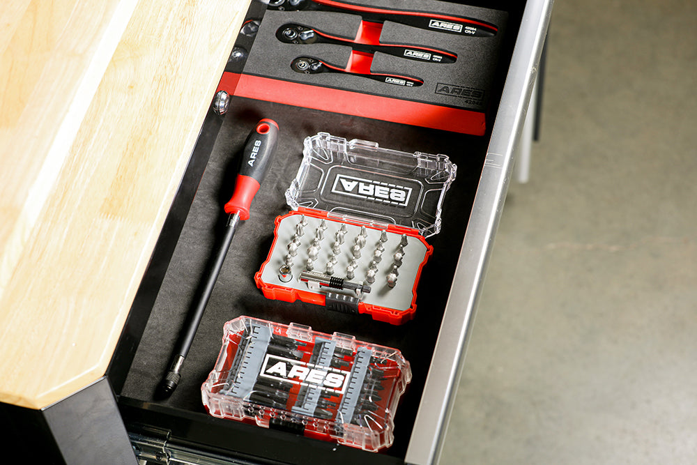 ARES 31645 - 32-Piece Ball End Bit Set — ARES Tool, MJD Industries, LLC