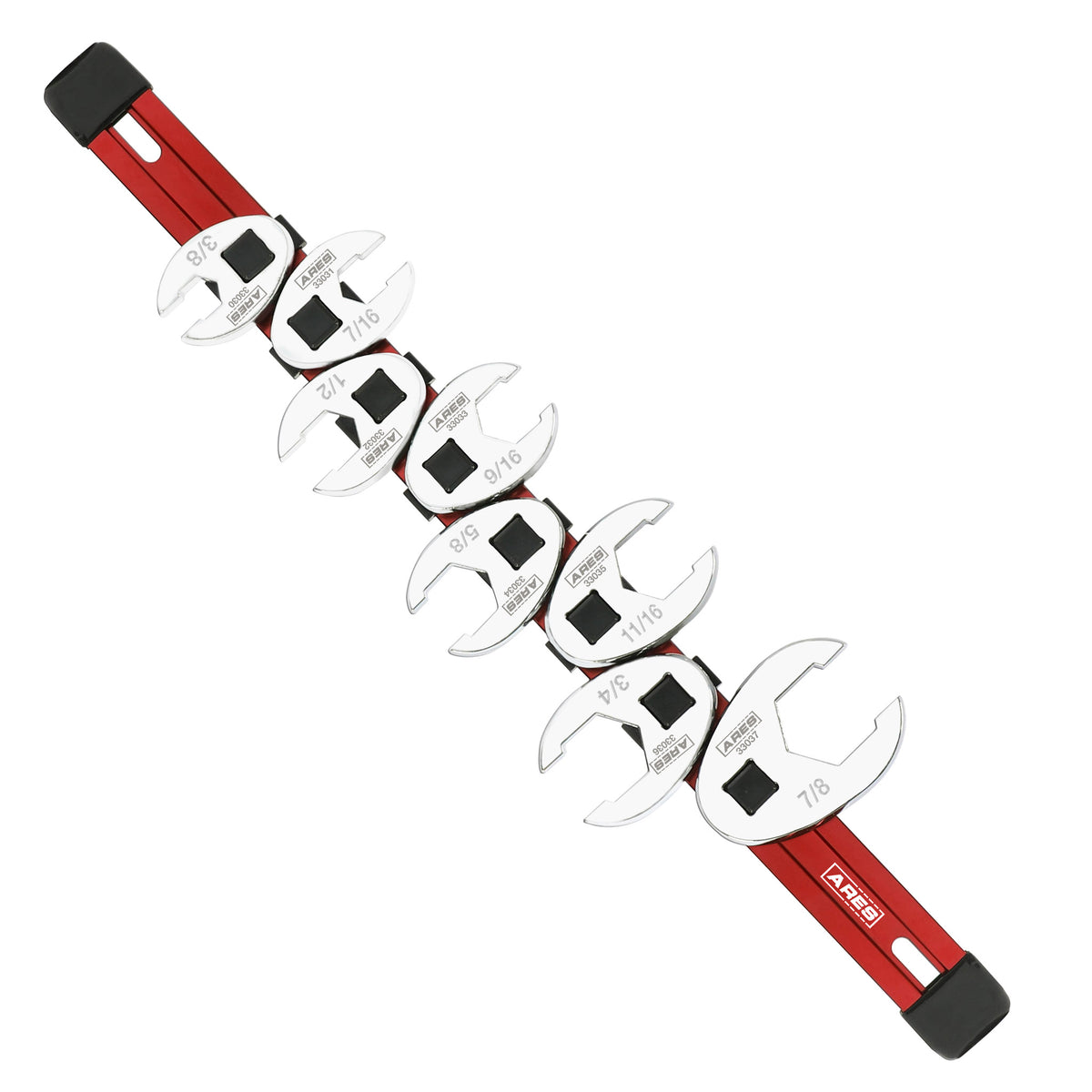ARES 33011 - 8-Piece SAE Flare Nut Crowfoot Wrench Set — ARES Tool