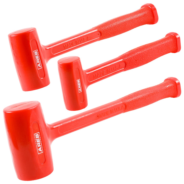 ARES 4131004 – 3-Piece Deadblow Hammer Set