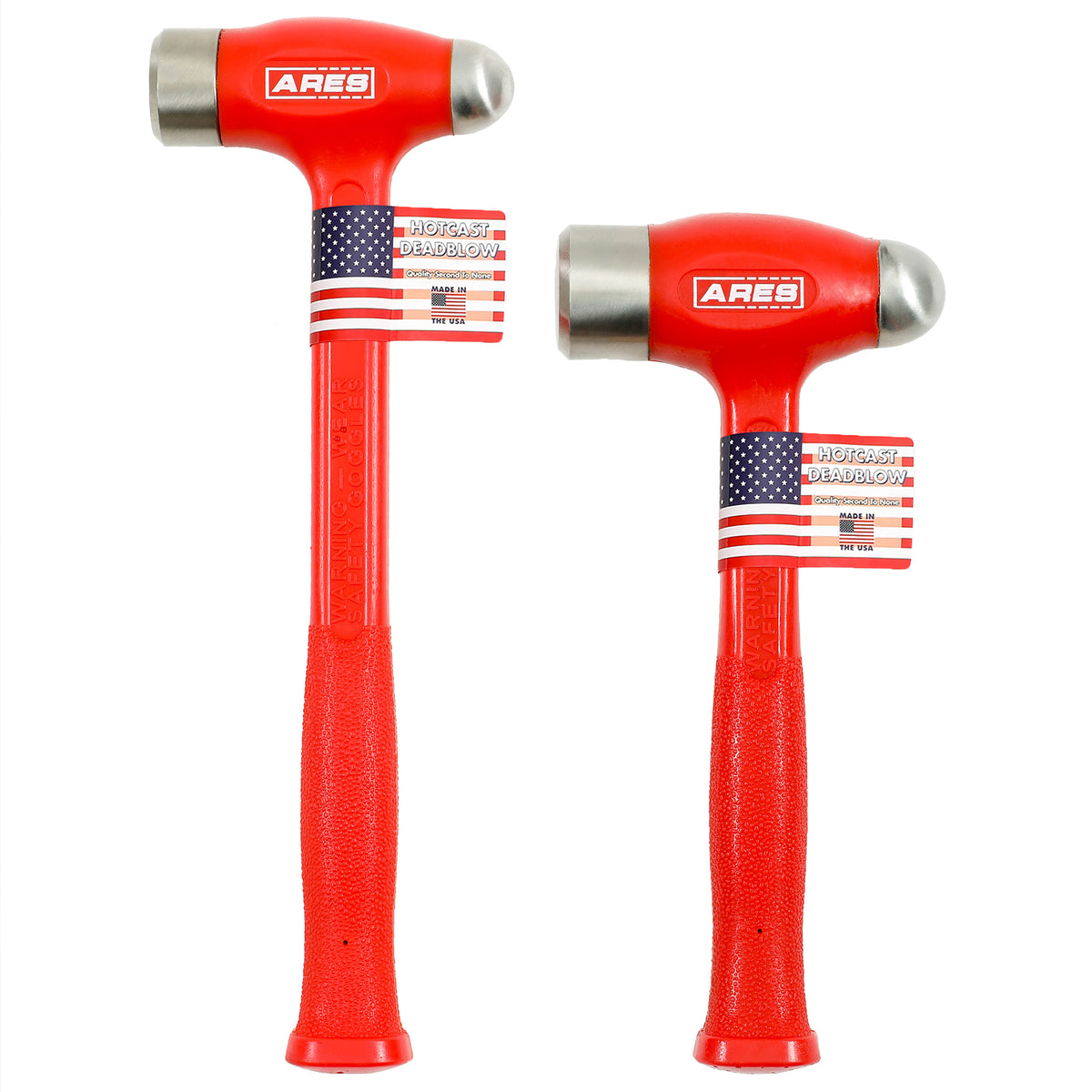 ARES 4131032 – 2-Piece Deadblow Ball Peen Hammer Set — ARES Tool