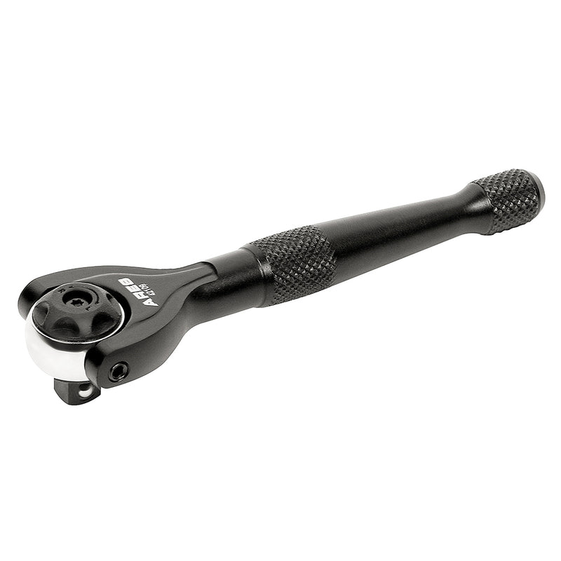Black 1/4-Inch Drive 90-Tooth Mini Swivel Head Ratchet