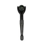 Black 1/4-Inch Drive 90-Tooth Mini Swivel Head Ratchet