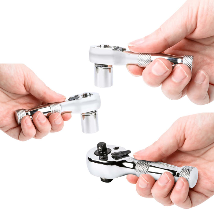 Tooth Ractchet ARES 42142 - 3-Piece 72-Tooth Stubby Ratchet Set — ARES Tool, MJD ...