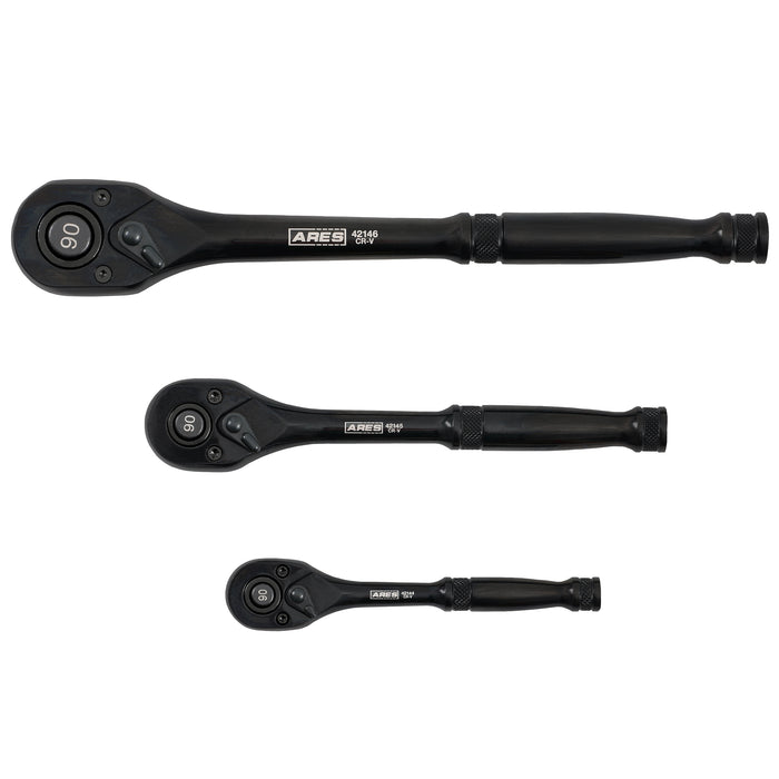 ARES 42143 - 3-Piece 90 Tooth Ratchet Set