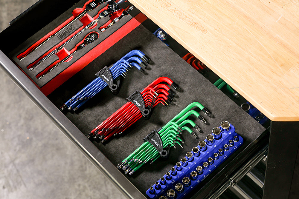 35-Piece Allen Wrench & Hex Key Set - Metric & SAE With Torque Handle, Chrome Vanadium Steel, Includes Screwdrivers