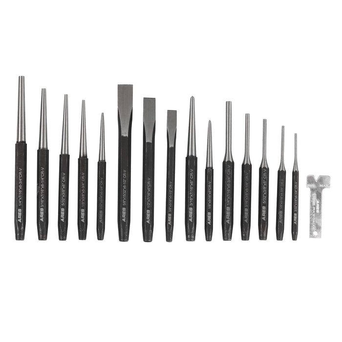 ARES 50005 - 16-Piece Punch and Chisel Set