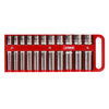 22-Piece 1/2-Inch Drive Red Magnetic Socket Holder