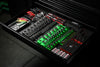 6-Pack Black and Green Metric and SAE Magnetic Socket Organizer Set