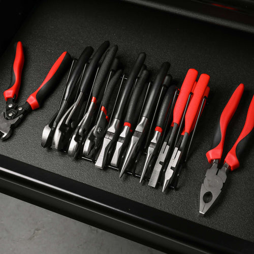2-Piece Black 10 Slot Plier Rack Set