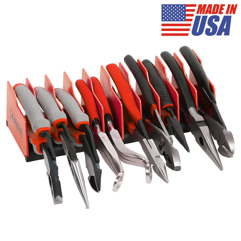 Red 10-Slot Pliers Organizer Rack – ARES Tool, MJD Industries, LLC