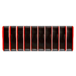 Red 10-Slot Pliers Organizer Rack