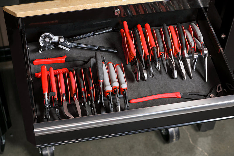 Pliers Organizer Rack With 14 Slots Fit Most Pliers,Mountable Pliers Tool  Box