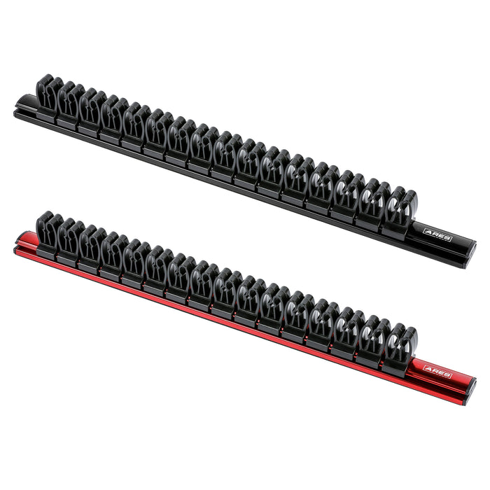 ARES 62062 - Juego de portaherramientas manuales de 2 piezas, de 16,5 pulgadas, en rojo y negro